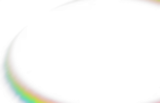 vibrant rainbow streak illuminates the transparent background.A colorful rainbow light streak provides a bright pop of color against the transparent background