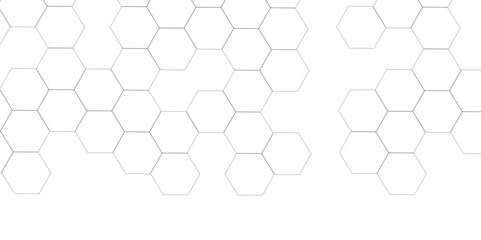 Fototapeta premium Abstract white background with hexagon and hexagonal background. Luxury white pattern with hexagons. abstract 3d hexagonal background with shadow. 3D futuristic abstract honeycomb mosaic background.
