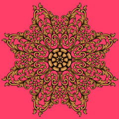 vintage frame background carpet ornaments