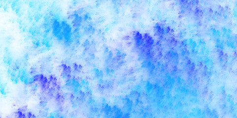 Nature landscape in environment day horizon skyline view design abstract background. Horizon spring morning sky with clouds background. Grungy colorful background. Blue watercolor splash background.