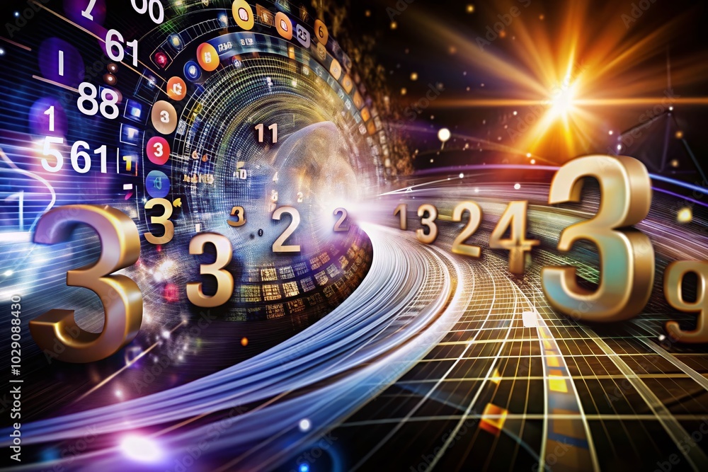 Poster number sequence visualization for educational purposes and data analysis
