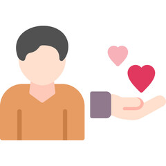 Fototapeta premium Affection icon
