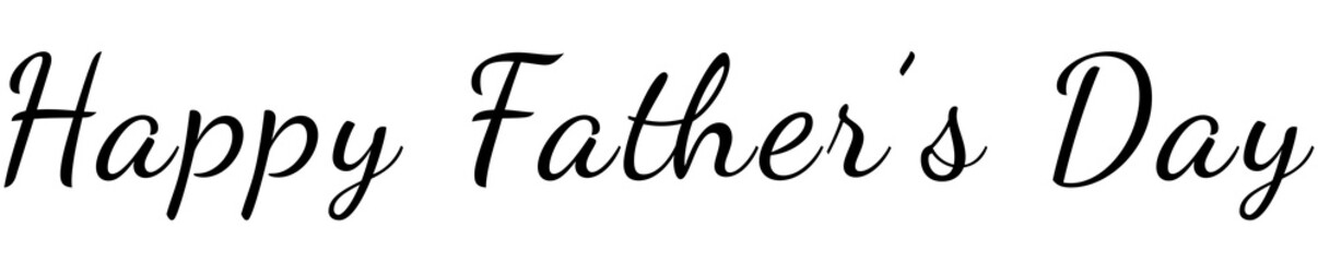 Digital png illustration of happy father day text on transparent background