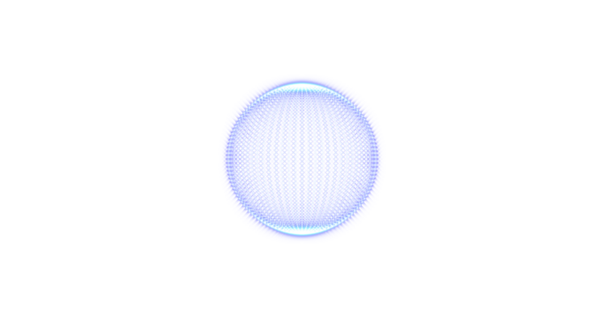 Graphic image of spiky sphere
