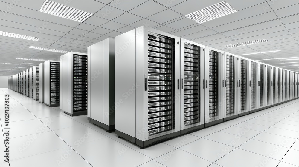 Poster powerful server infrastructure,enabling seamless connectivity and data processing