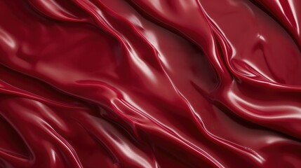 Red burgundy latex with folds texture background.