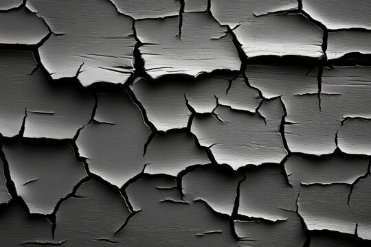 Minimalist depiction of an old building facade, focusing on the cracked paint and worn wood, reduced to clean, bold lines to emphasize the passage of time