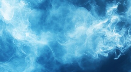 Obraz premium light ocean blue background that has as touches of white in the form of smoke, make it so that it can be used as the background of a design
