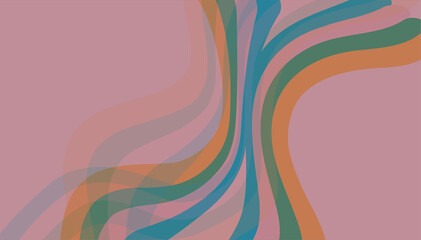 Background with color lines. Different shades and thickness. Abstract pattern.
