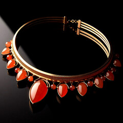 carnelian necklace a piece steeped in vibrant character