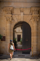 Calle barroca de la ciudad, Lecce, Apulia, Italia, julio, 2024