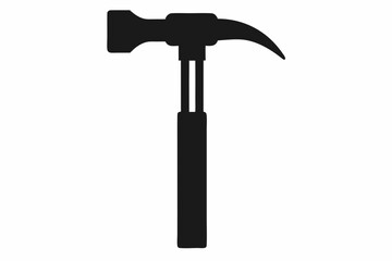 

Hammer Tool Silhouette, Hammer Construction Tool Symbol Vector