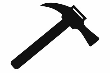 

Hammer Tool Silhouette, Hammer Construction Tool Symbol Vector