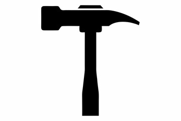 

Hammer Tool Silhouette, Hammer Construction Tool Symbol Vector