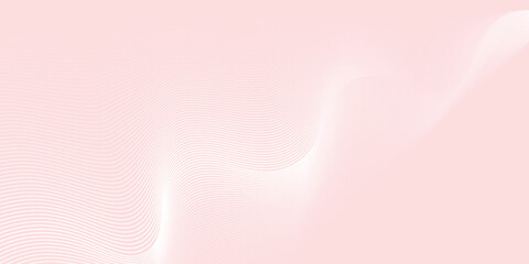 Minimalist white abstract background with line ornament