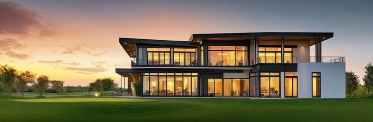 Modern Sunset Villa