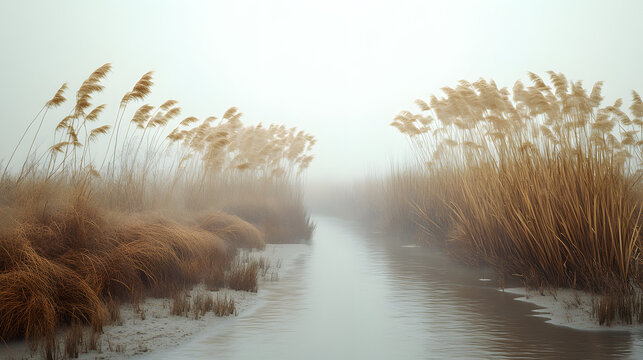 The Isolated Contemplation of a Slow Muddy River Encased in a Dusty Desert Environment
