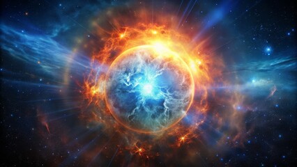 Breathtaking supernova imagery, ideal as an eye-catching wallpaper.