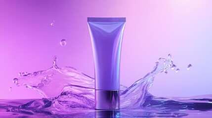 Cosmetic tube. Premium background
