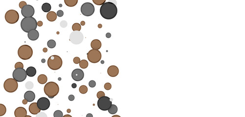  Colorful confetti on white background