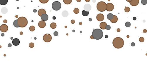 silver confetti explosion festive background