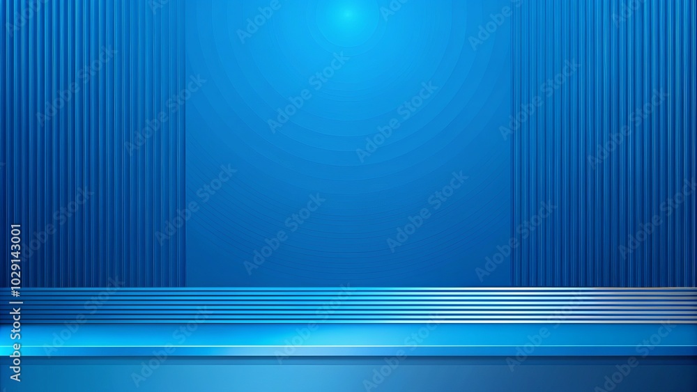 Aufkleber clean and minimal blue background for effective slides.