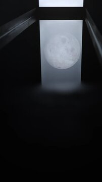study of the planet moon vertical video