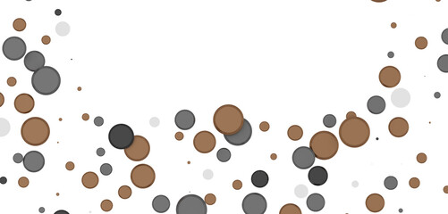  Multicolored confetti on white