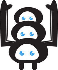 Monster Cartoon Character