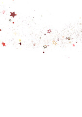 Gilded Wonder: Explore the Magic of a 3D Gold Stars Rain