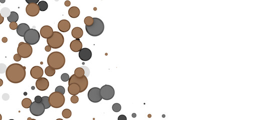 Elegant Embrace: Mesmerizing 3D Illustration Depicting Swirling gold Confetti