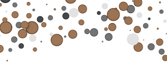Gilded Festivity: Brilliant 3D Illustration Showcasing a Shower of gold Confetti