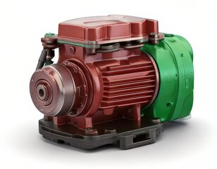 Isolated Water Pump on White Background