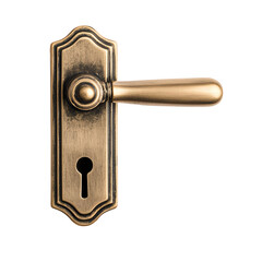 A vintage bronze door handle with an elegant design, perfect for adding a classic touch to any interior or exterior door.