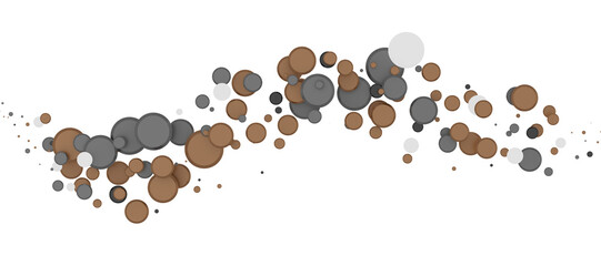 Radiant Revelry: Enthralling 3D Illustration of Shining gold Confetti