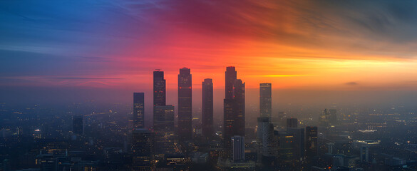 Fototapeta premium Global warming and green development