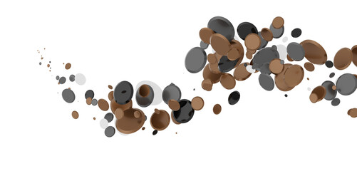  Sky confetti flying in the sky during Pride parade