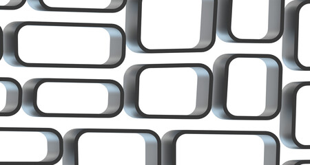 Multicolor abstract background banner of triangles , all the colors of the rainbow - Divider 3d