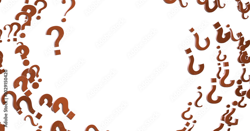 Poster Question marks Quiz doubt survey faq public poll.