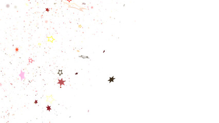 stars. Confetti celebration, Falling golden abstract decoration for party, birthday celebrate,
