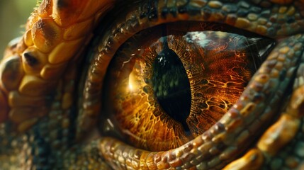 Enigmatic Dilophosaurus Eye