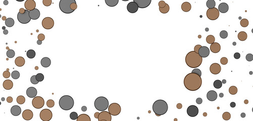 Multicolor confetti abstract background with a lot of falling pieces, isolated on a white background.