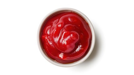 Ketchup isolated on white background