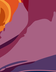 abstract background with untidy waves Illustration