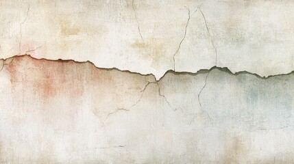 Fototapeta premium Cracked wall texture for design projects