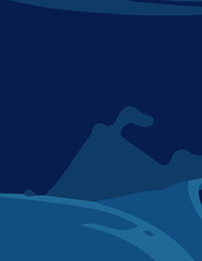 abstract background with untidy waves Illustration