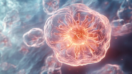 Obraz premium Microscopic Wonders with a Dynamic World of Single-Celled Life