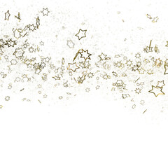 stars background, sparkle lights confetti falling. magic shining Flying christmas stars on night