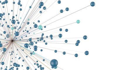 Abstract network of physical devices on the Internet using a network connection