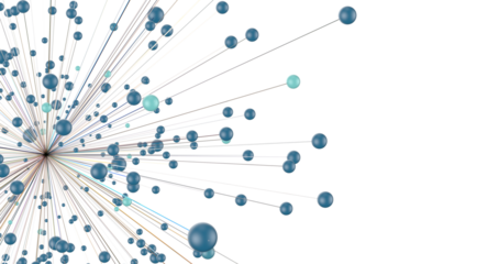 Abstract network of physical devices on the Internet using a network connection